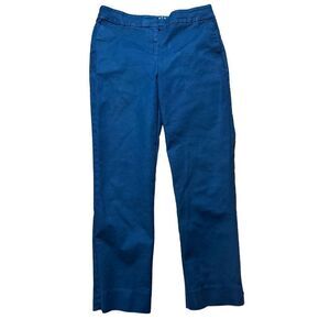 Boden Womens blue casual straight leg pants sz 8R